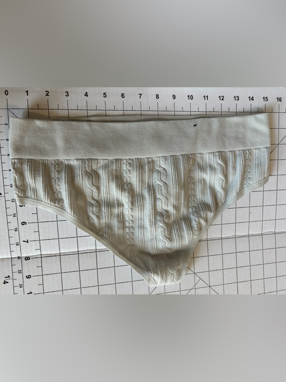 Torrid Women’s Cable-Knit Thong in Light Gray